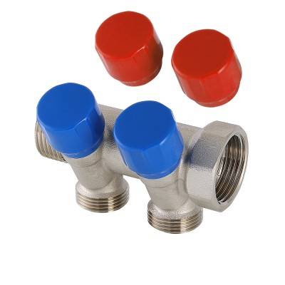 Купить Коллектор с регулирующими вентилями и комплектом ручек VALTEC по лучшей цене с доставкой - интернет-магазин Прогрессивные решения