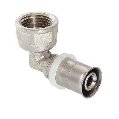 Купить Пресс-фитинг – угольник с переходом на внутреннюю резьбу VALTEC по лучшей цене с доставкой - интернет-магазин Прогрессивные решения