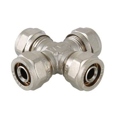 Купить Фитинг обжимной – крестовина VALTEC по лучшей цене с доставкой - интернет-магазин Прогрессивные решения