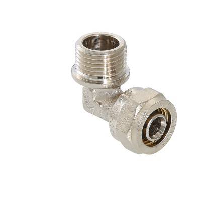 Купить Фитинг обжимной – угольник с переходом на наружную резьбу VALTEC по лучшей цене с доставкой - интернет-магазин Прогрессивные решения