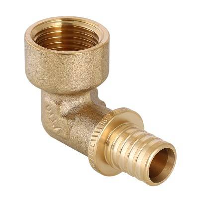 Купить Фитинг аксиальный – угольник надвижной  с переходом на внутреннюю резьбу VALTEC по лучшей цене с доставкой - интернет-магазин Прогрессивные решения