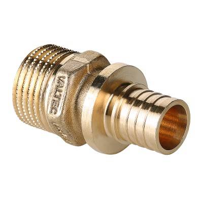 Купить Фитинг аксиальный универсальный – фитинг надвижной с переходом на наружную резьбу VALTEC по лучшей цене с доставкой - интернет-магазин Прогрессивные решения