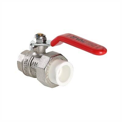 Купить Кран шаровой латунный с переходом на полипропиленовую трубу VALTEC по лучшей цене с доставкой - интернет-магазин Прогрессивные решения