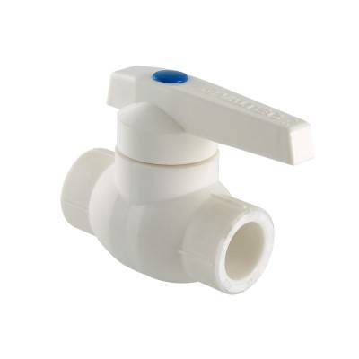 Купить Кран полипропиленовый шаровой с латунной обоймой VALTEC по лучшей цене с доставкой - интернет-магазин Прогрессивные решения