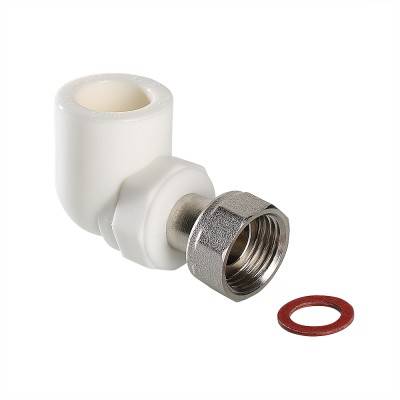 Купить Фитинг полипропиленовый – угольник с накидной гайкой VALTEC по лучшей цене с доставкой - интернет-магазин Прогрессивные решения