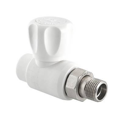 Купить Кран шаровой полипропиленовый со сгоном прямой VALTEC по лучшей цене с доставкой - интернет-магазин Прогрессивные решения