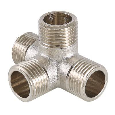 Купить Фитинг резьбовой – крестовина двухплоскостная VALTEC по лучшей цене с доставкой - интернет-магазин Прогрессивные решения