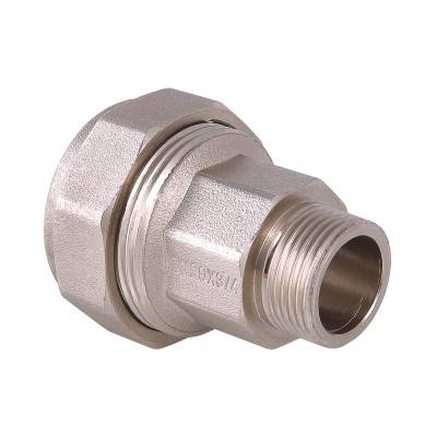 Купить Фитинг обжимной для стальных труб с переходом на наружную резьбу VALTEC по лучшей цене с доставкой - интернет-магазин Прогрессивные решения